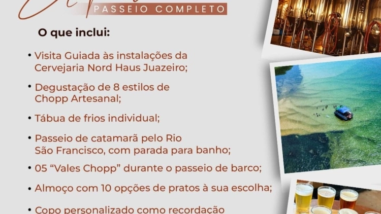 Tour Catamar&atilde;o Rios S&atilde;o Francisco - Nord Experience